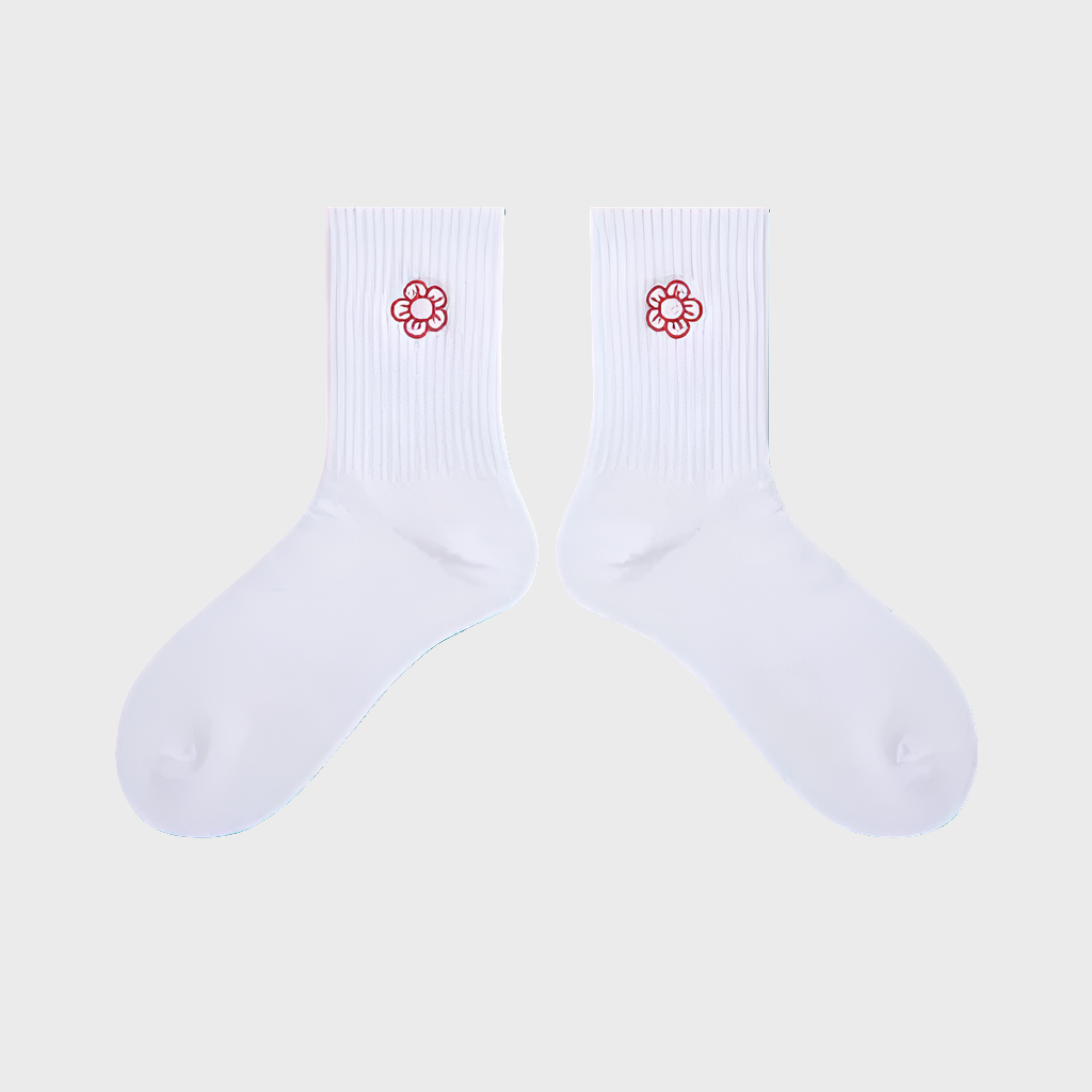 FloralDay Unisex Crew Socks - 1 Pair