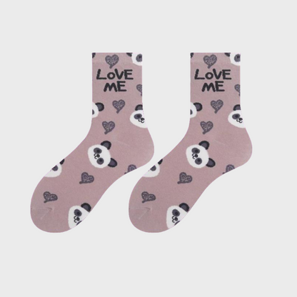 CatLove Women's Comfortable Crew Socks