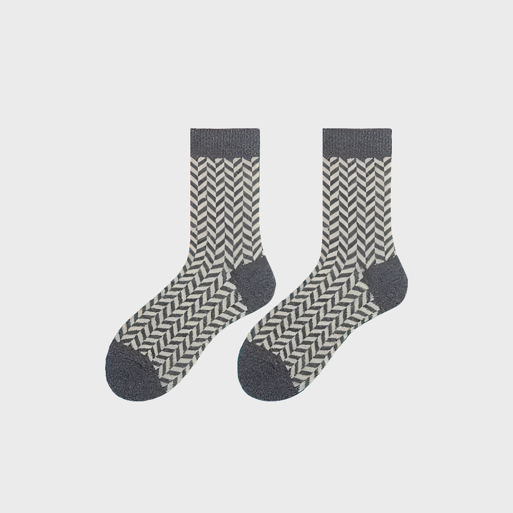 VintageStrips Men's Crew Socks