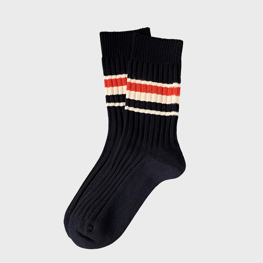 StripeHigh Winter Cotton Socks for Women