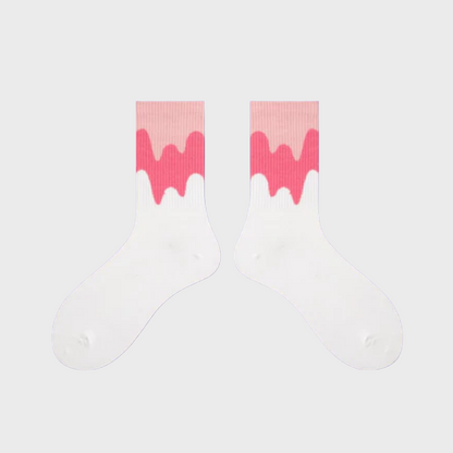 FadeWave Unisex Crew Socks