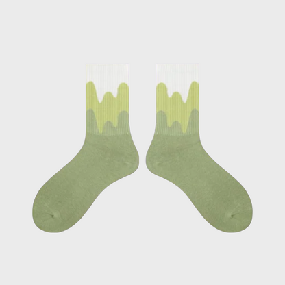 FadeWave Unisex Crew Socks