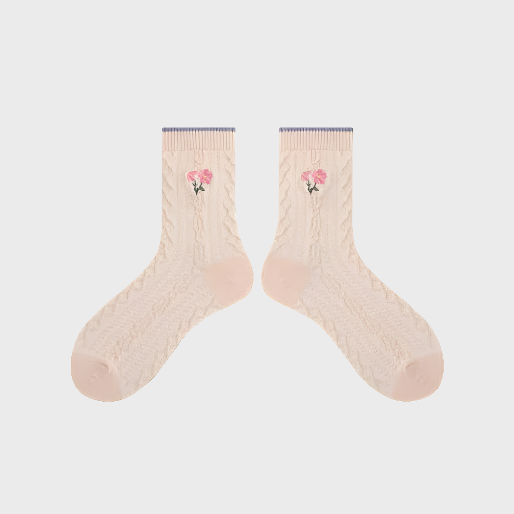 FitSolace Women's Cotton Crew Socks