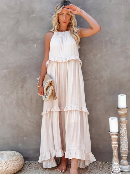 Iren Flowy Summer Maxi Dress