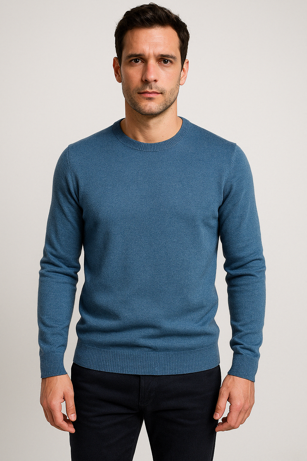 Stylish Slim Fit Knitted Sweater for Men
