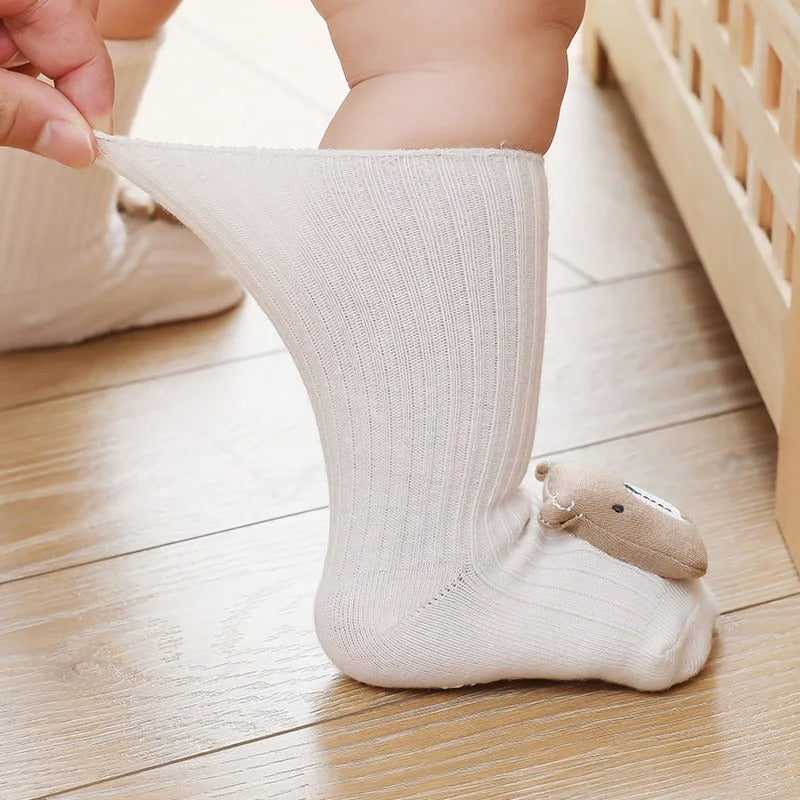 SnugPaw Soft Cotton Baby Grip Socks