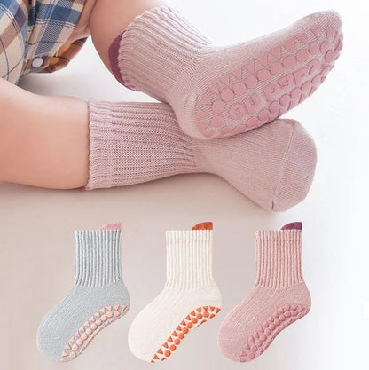 StaySure Non-Slip Children's Socks - 3 Pairs