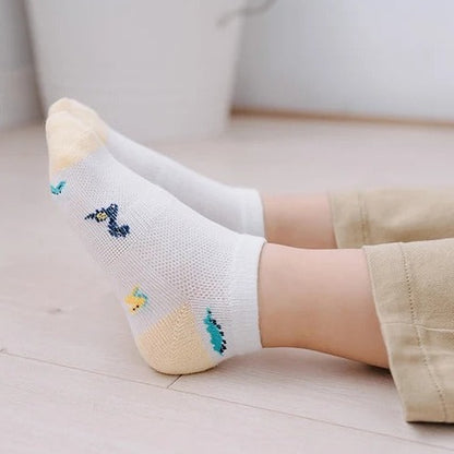 SnugSocks - 5 Pairs Cute Kids Short Ankle Socks