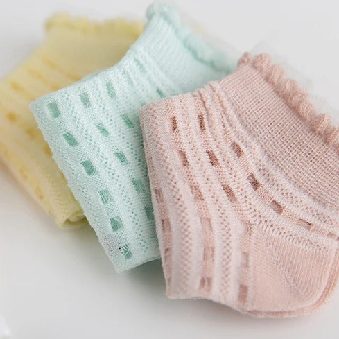 AirSocks Breathable Mesh Baby Socks - 5 Pairs