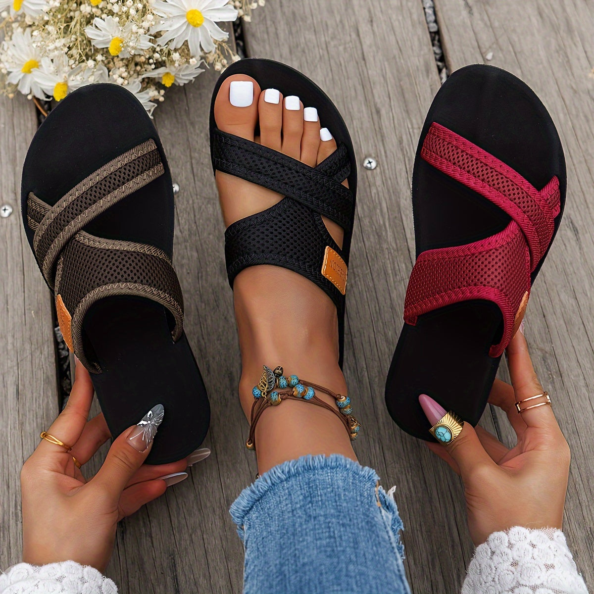 Emmily Flat Sandals for Women