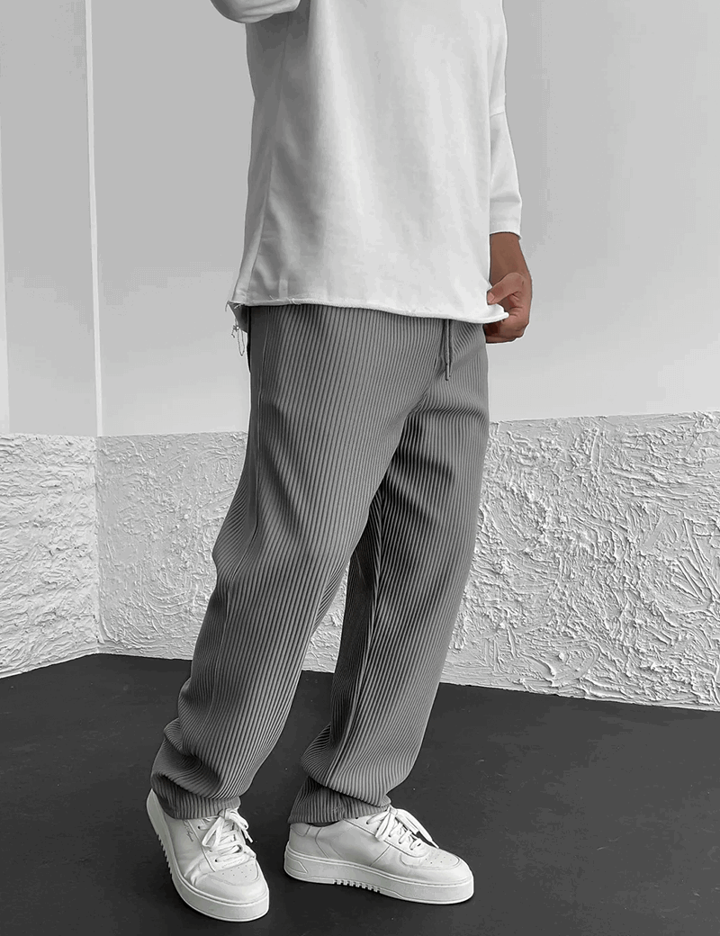 Men's Long Sleeve Ribbed Top - Casual Comfort for Everyday Wear-2