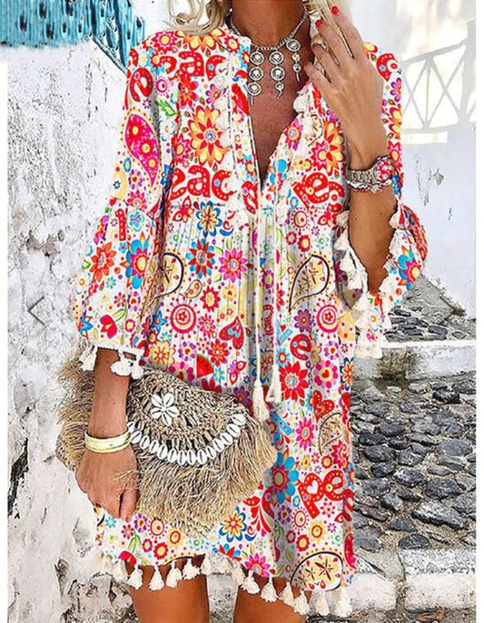 Janine Daisy Bohemian Dress