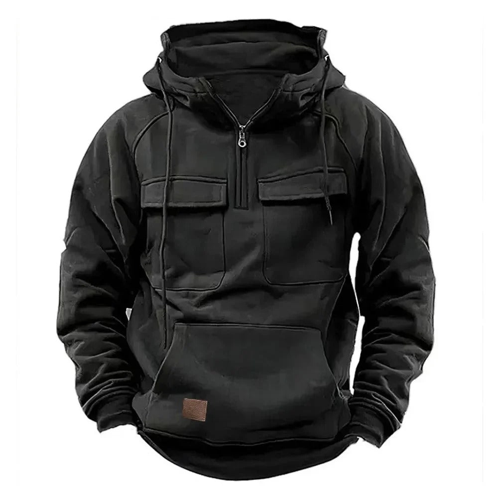 Men's Military Hoodie - Tactical Design, Warm & Breathable Sweatshirt for Comfort 5