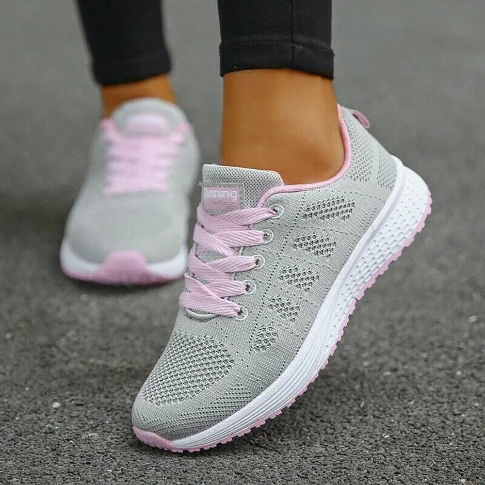 Variant image for Women's White Sneakers - Comfortable Walking Shoes for Daily Wear-31