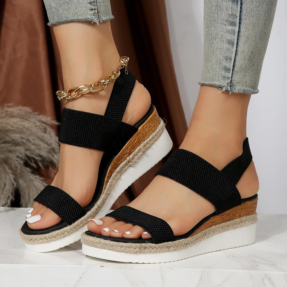 Lila Wedge Sandals for Women