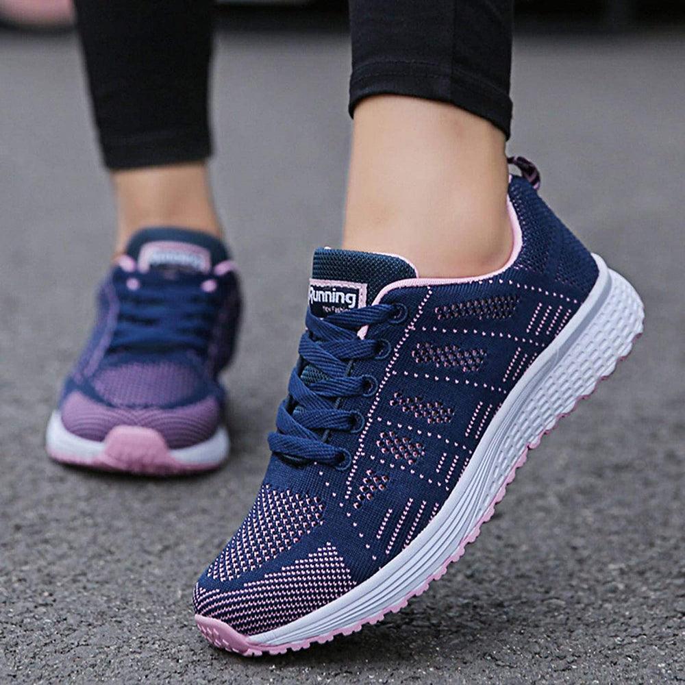 Variant image for Women's White Sneakers - Comfortable Walking Shoes for Daily Wear-19