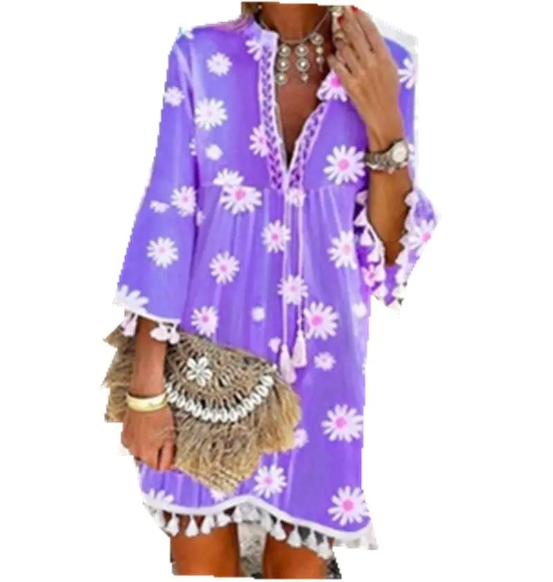 Janine Daisy Bohemian Dress