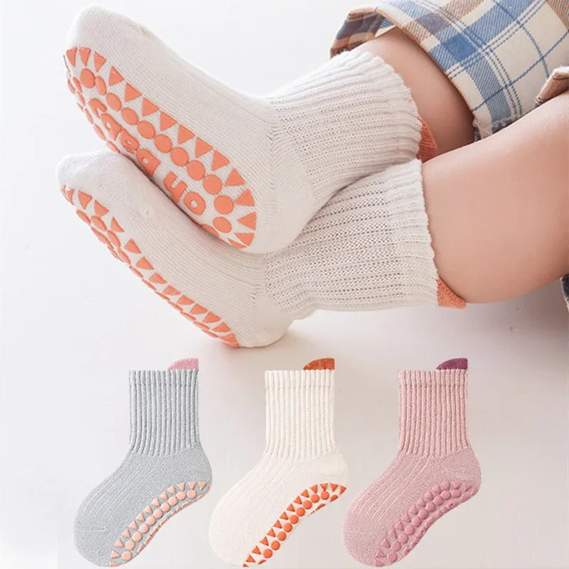 StaySure Non-Slip Children's Socks - 3 Pairs