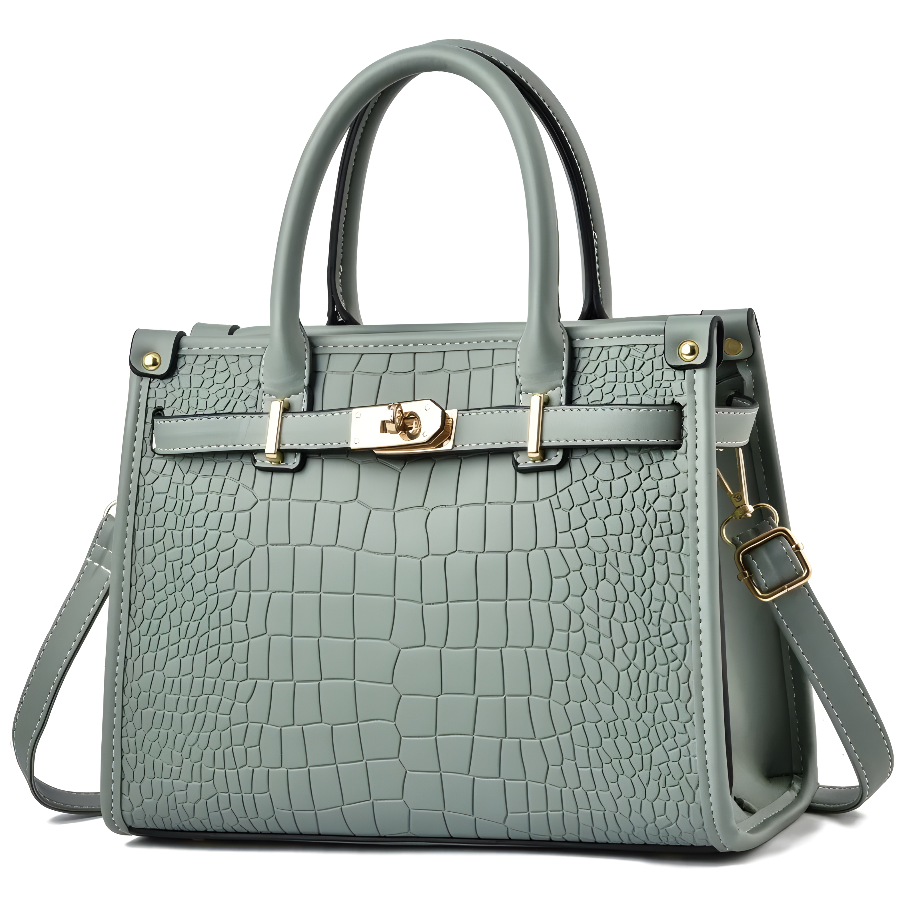 Luxe Haven Croco Handbag