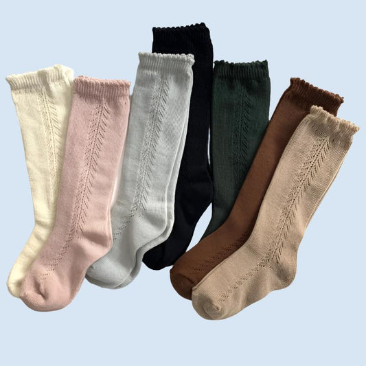 CozyMesh Cotton Knee High Kids Socks