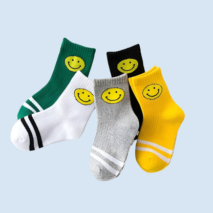 JoyfulSteps Kids' Short Socks – 5 Pairs