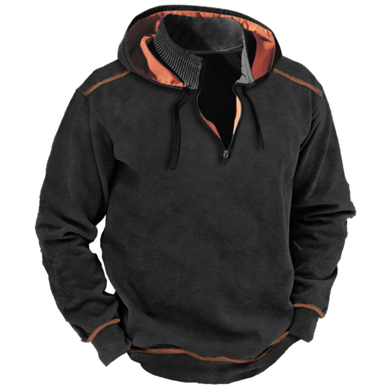 Men's Classic Hooded Sweater - Soft Knit Fabric for Comfort and Style 1