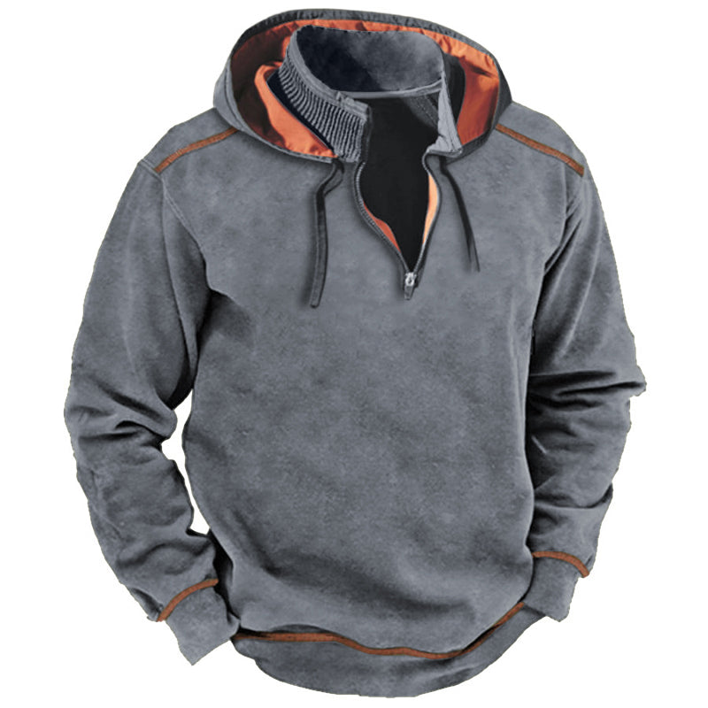 Men's Classic Hooded Sweater - Soft Knit Fabric for Comfort and Style 3