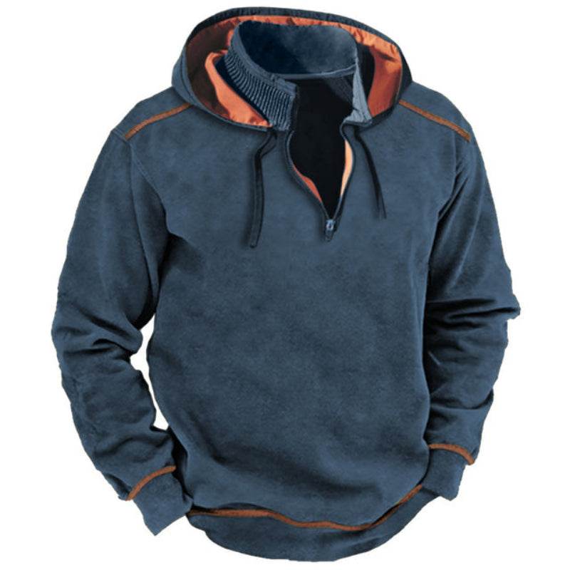 Men's Classic Hooded Sweater - Soft Knit Fabric for Comfort and Style 2
