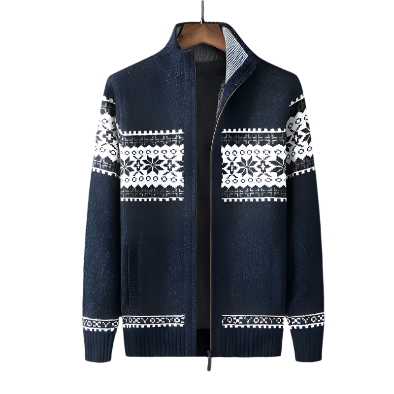 Men's Knitted Cardigan - Soft, Modern, Lightweight Knit for Autumn Style 1
