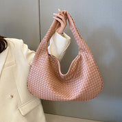 Elegant Woven Companion - Stylish Tote Bag