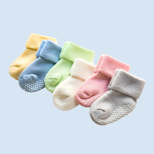 WarmToes Baby Non-Slip Cotton Socks