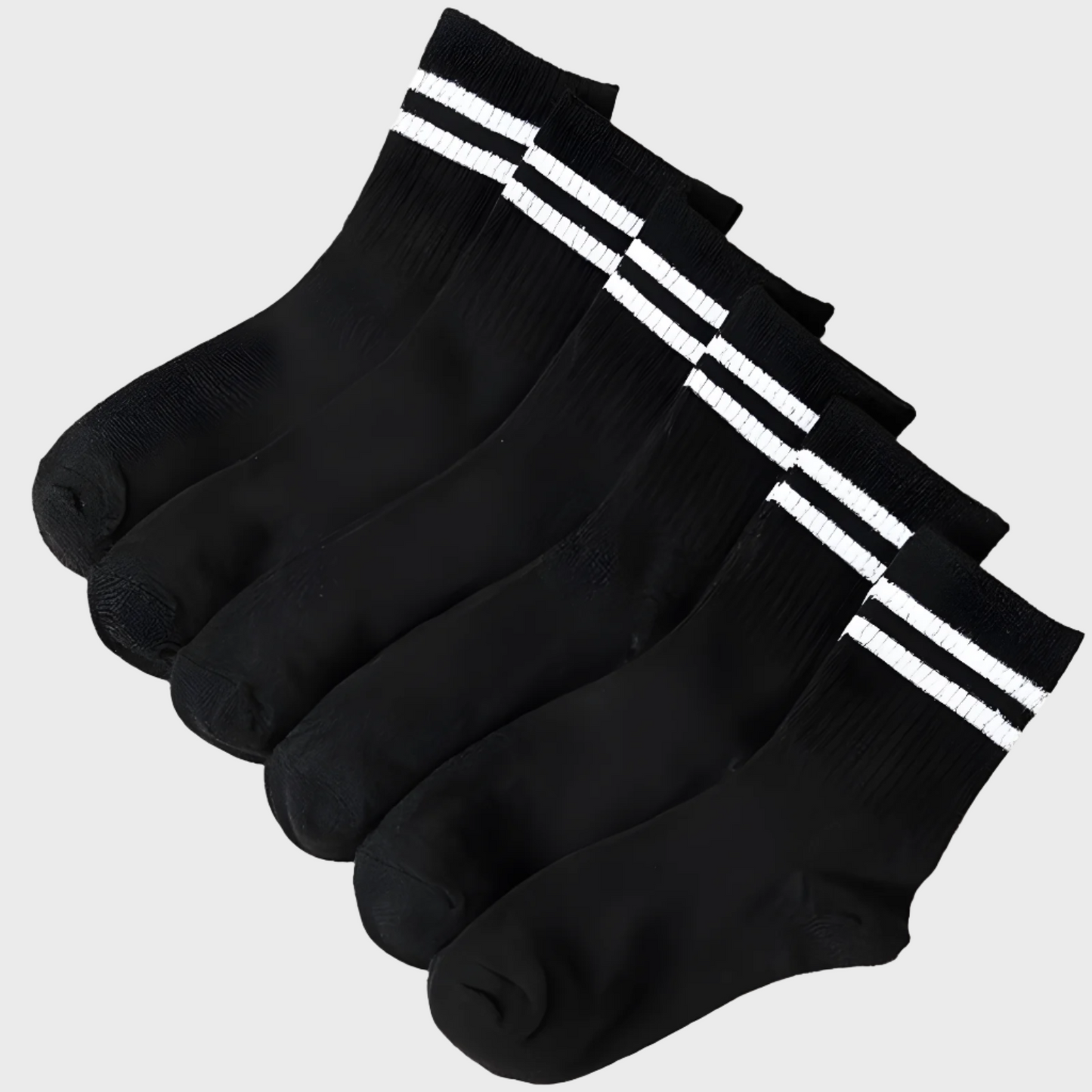 EverWarm Men's Mid-Length Crew Socks - 6 Pairs