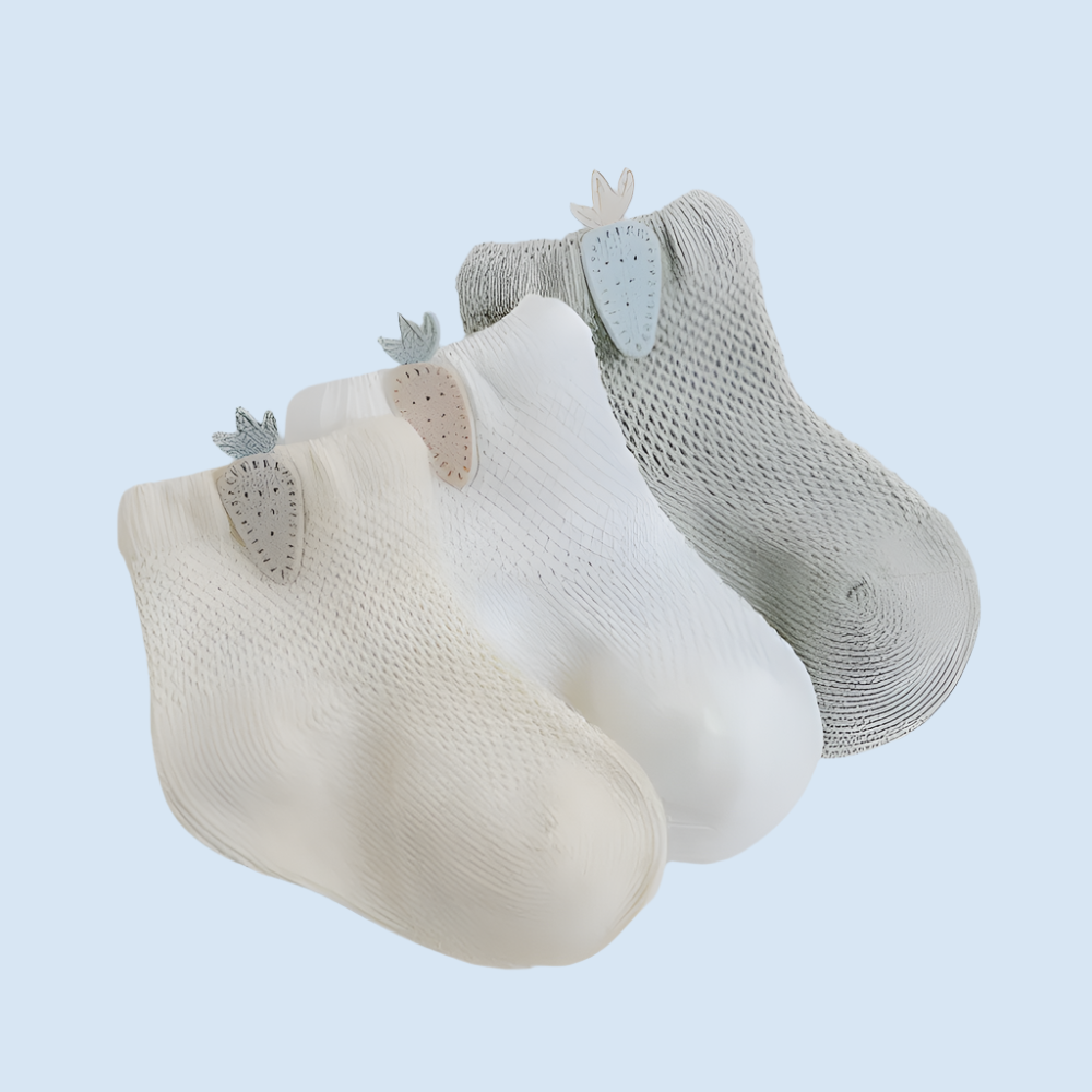 ComfortCotton Baby Socks Set - 3 Pairs