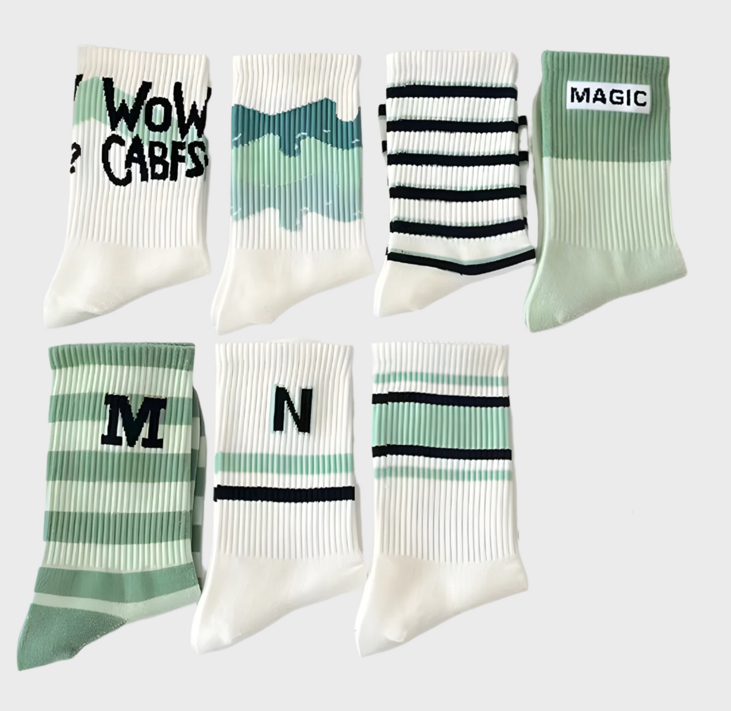 TrendMint Comfortable Women's Warm Crew Socks - 7 Pair