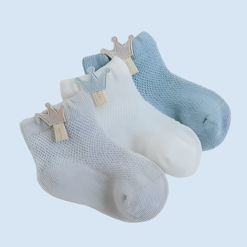 ComfortCotton Baby Socks Set - 3 Pairs