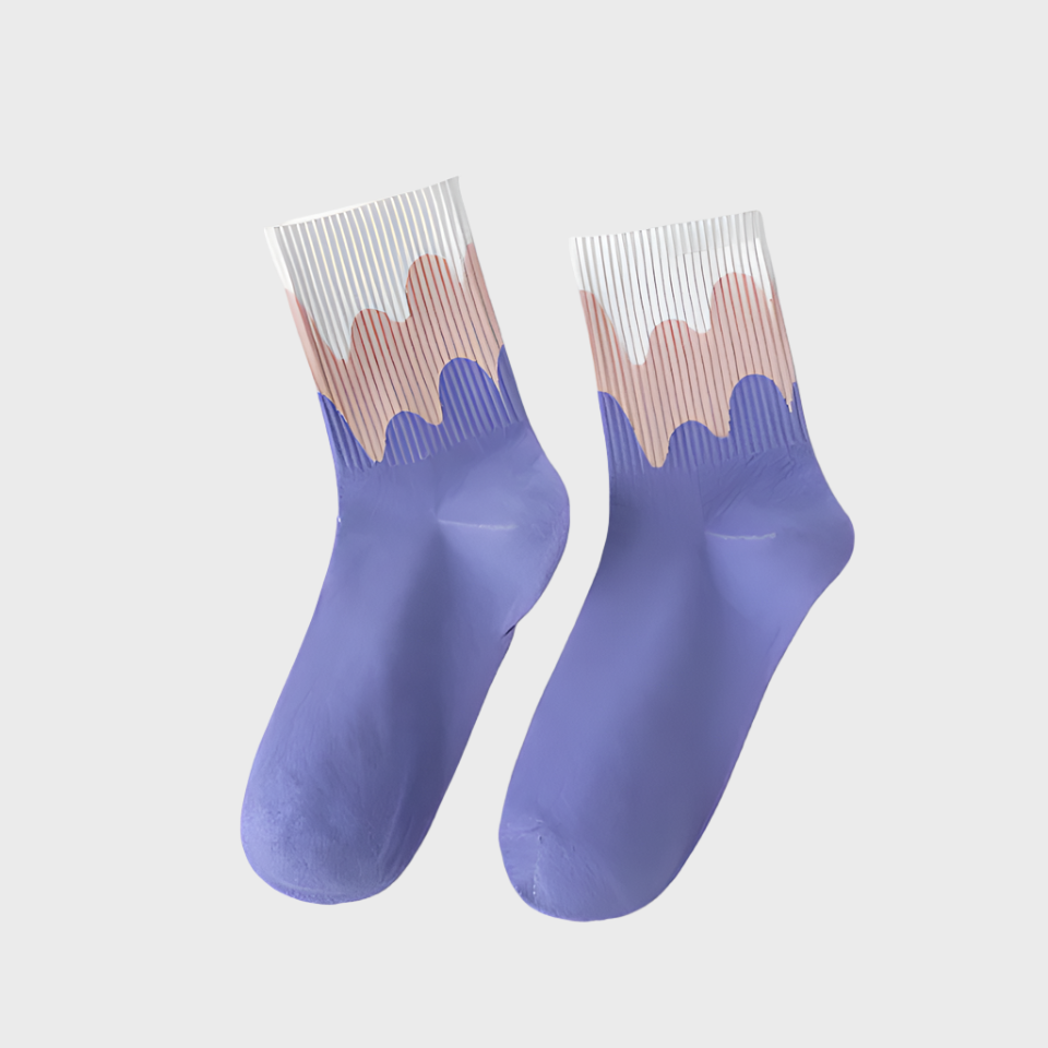 SweetColor Warm Mid-Length Socks for Women