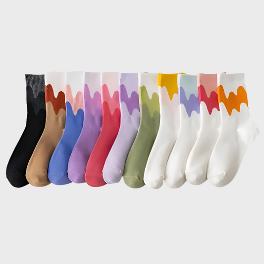 SweetColor Warm Mid-Length Socks for Women