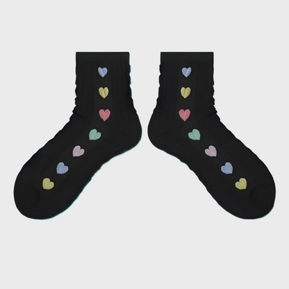 SoftHearts Women's Cotton Mid Socks - 1 Pair