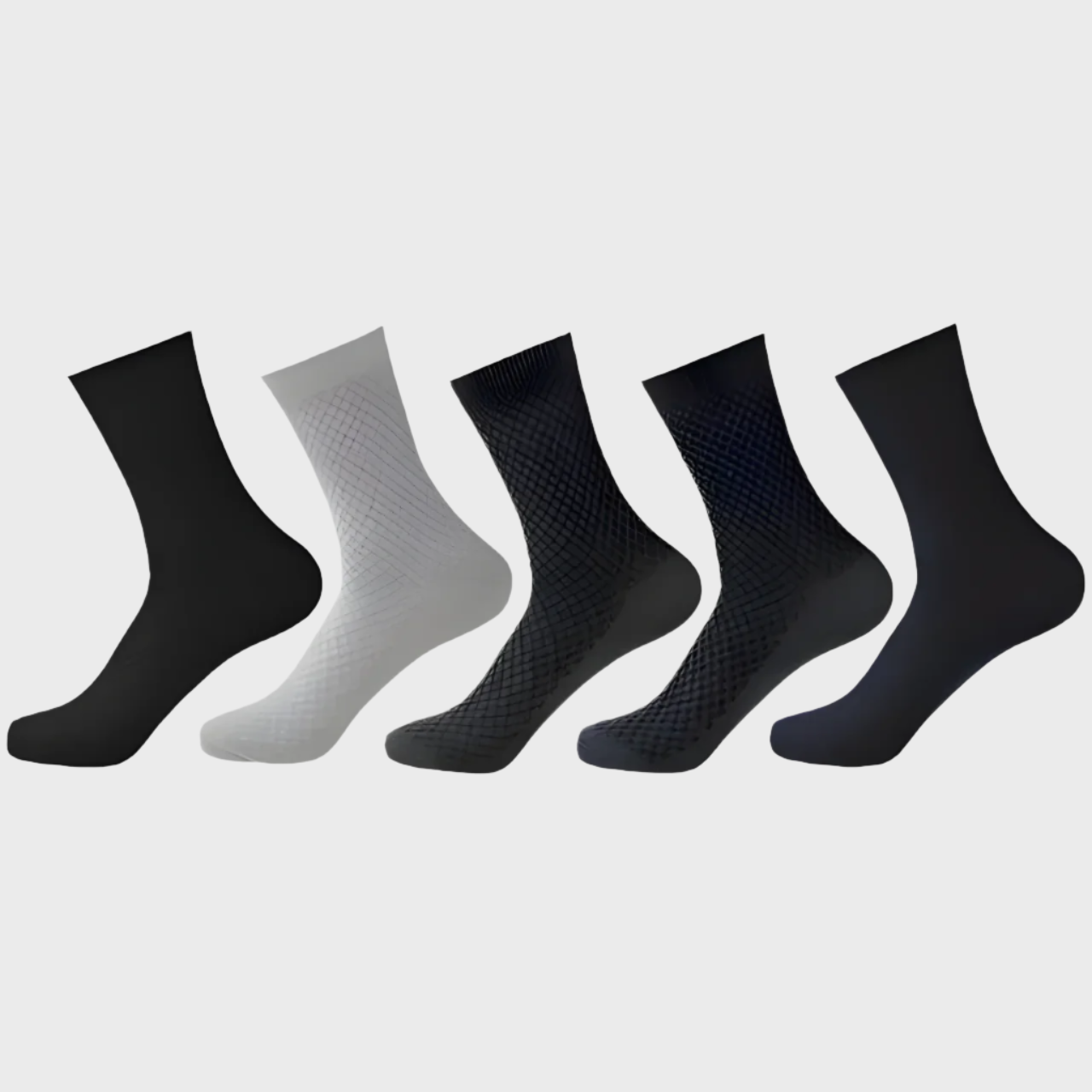 BambooMade High Quality Men's Crew Socks - 5 Pairs