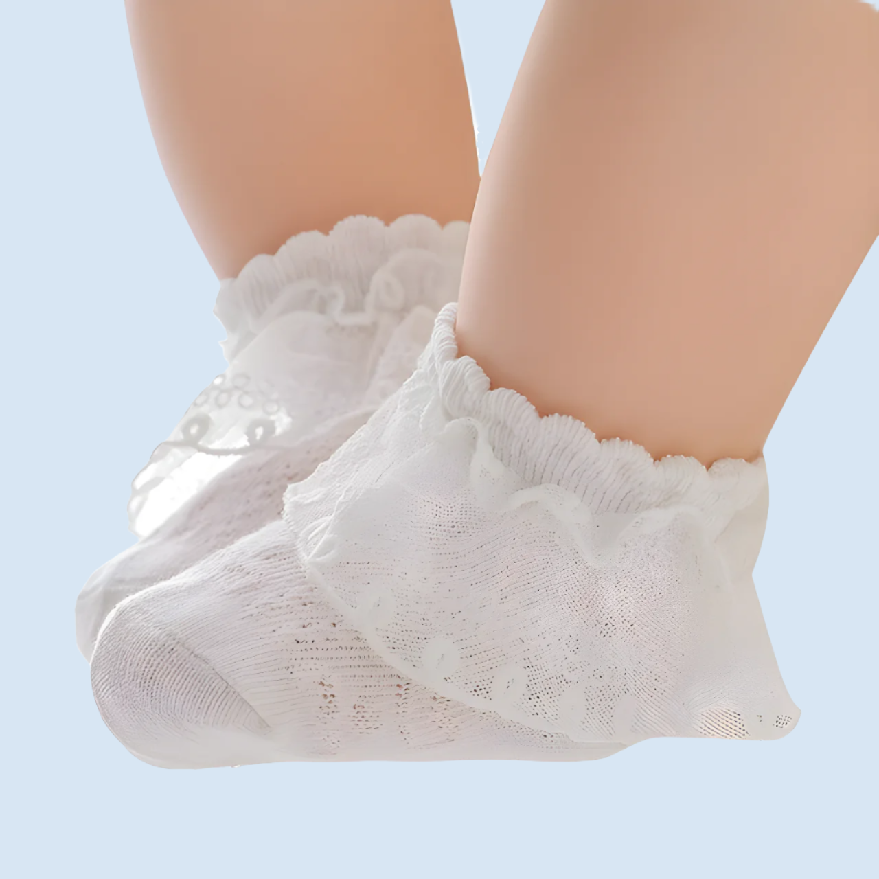 PrettyFloral - Cute Anti-Skid Infant Socks for Girls