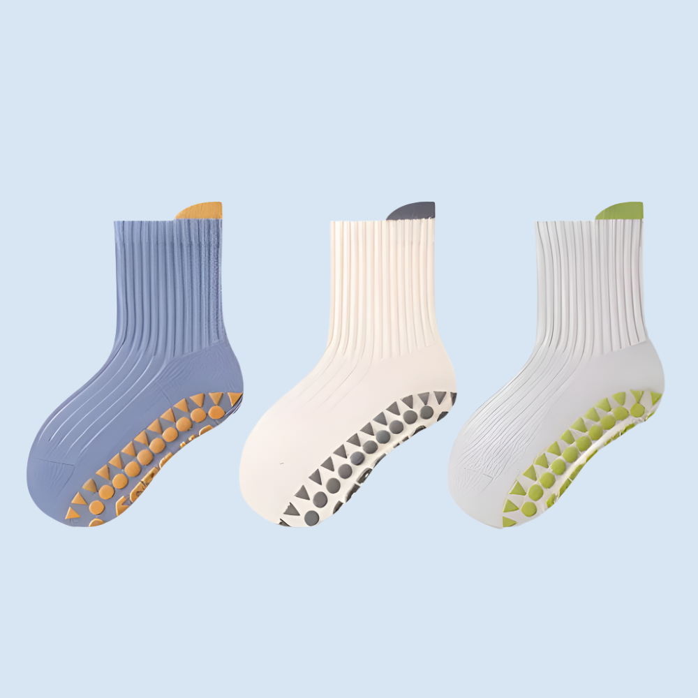 StaySure Non-Slip Children's Socks - 3 Pairs