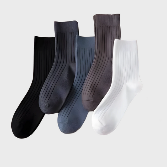 SwarthyFit Men's Comfortable Warm Socks - 5 Pairs