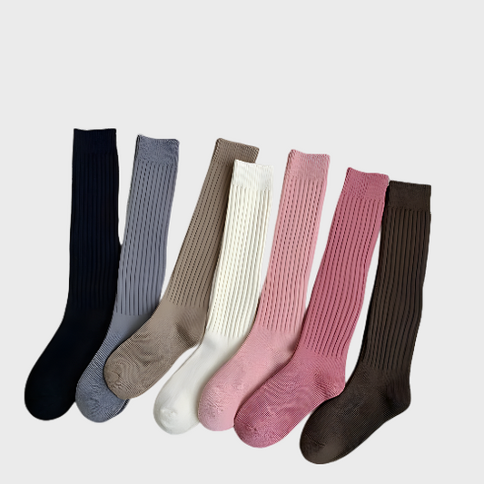 FluffyHigh Women’s Warm Knee High Cotton Long Socks