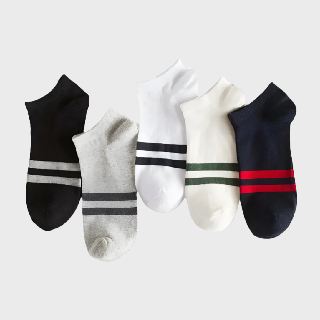 BreathAbility Men's Ankle Socks - 5 Pairs