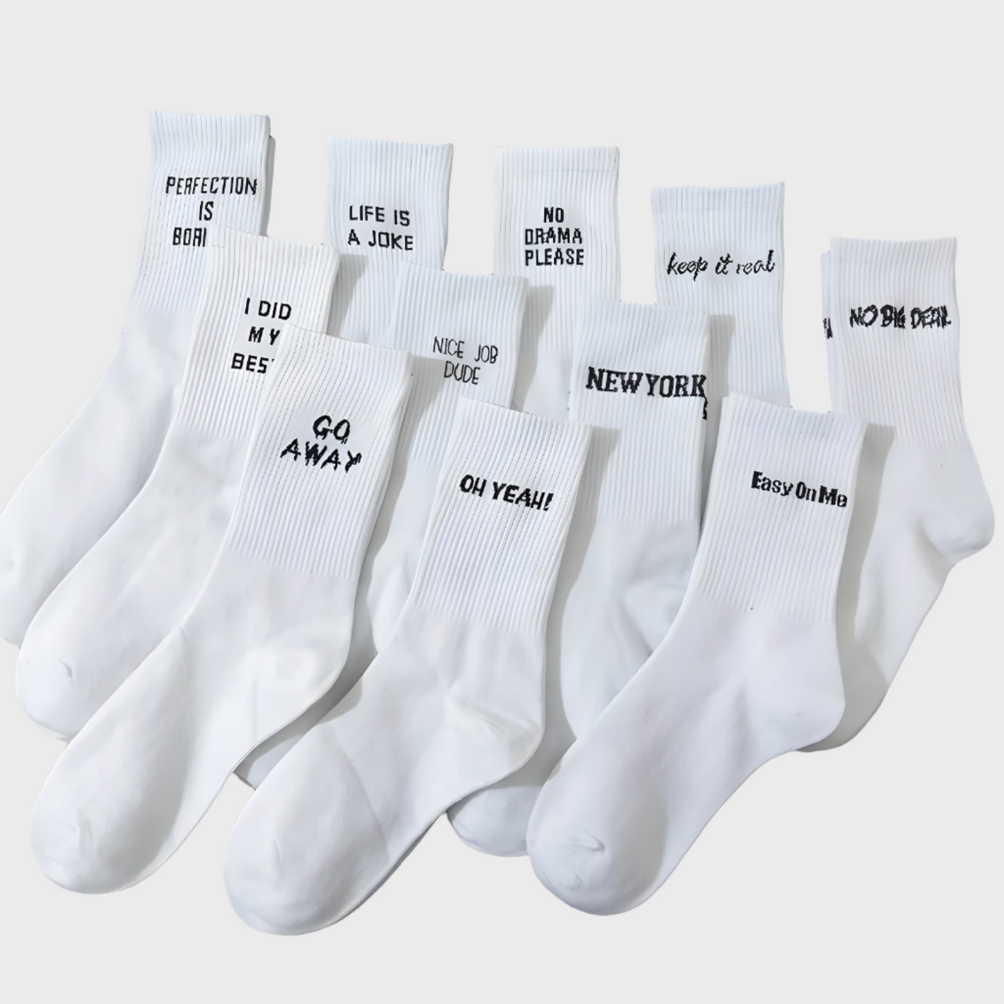 HotFeet Cotton Crew Socks for Women