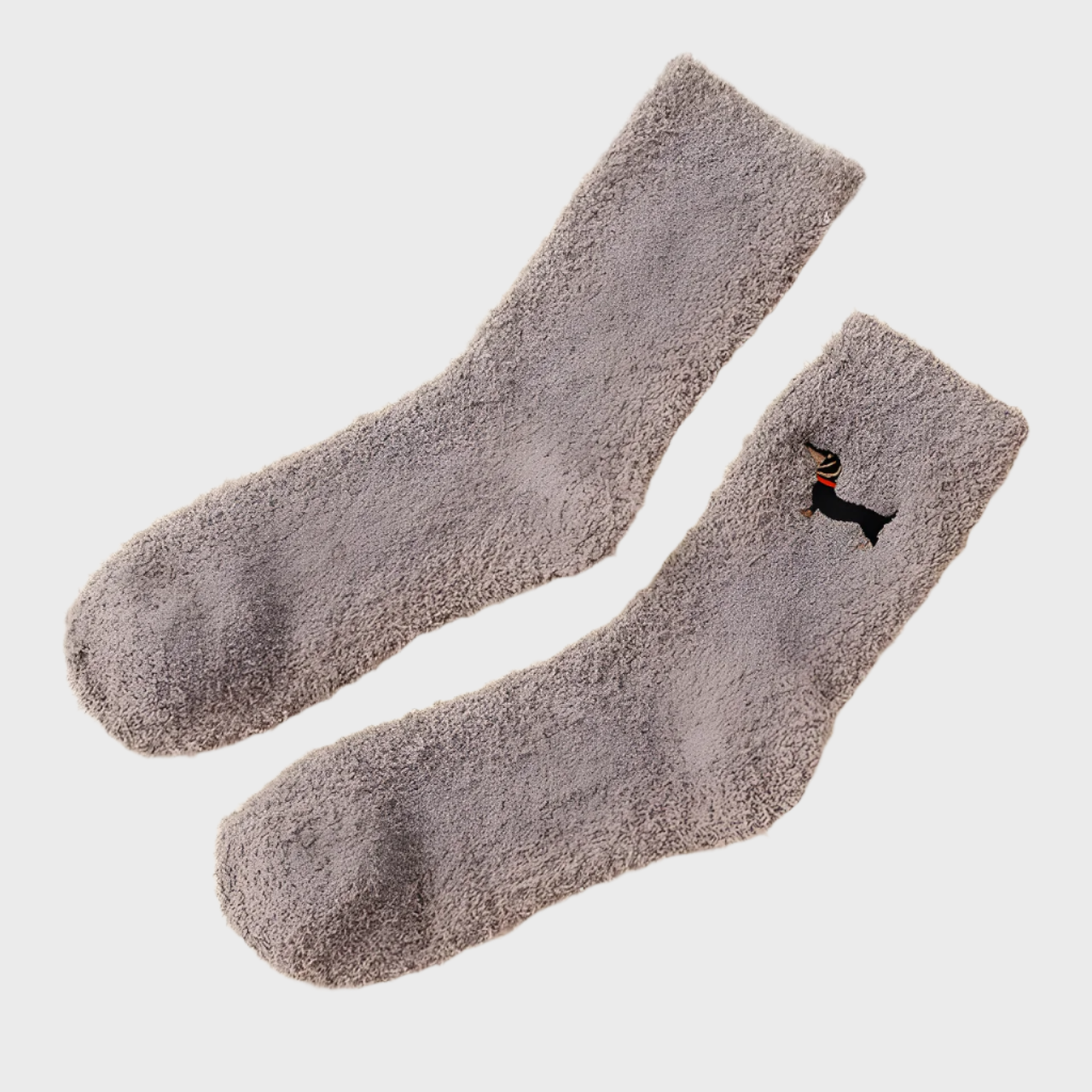 FluffyPaw Winter Crew Socks