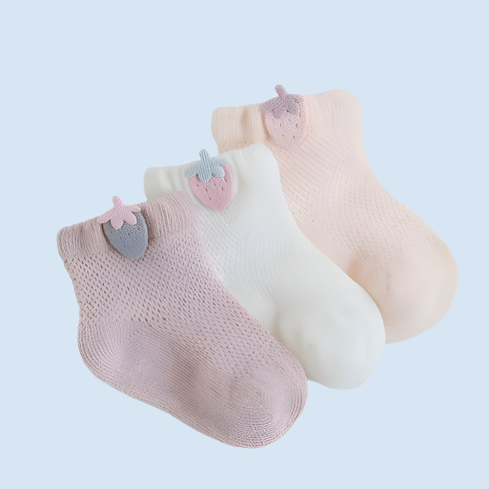 ComfortCotton Baby Socks Set - 3 Pairs