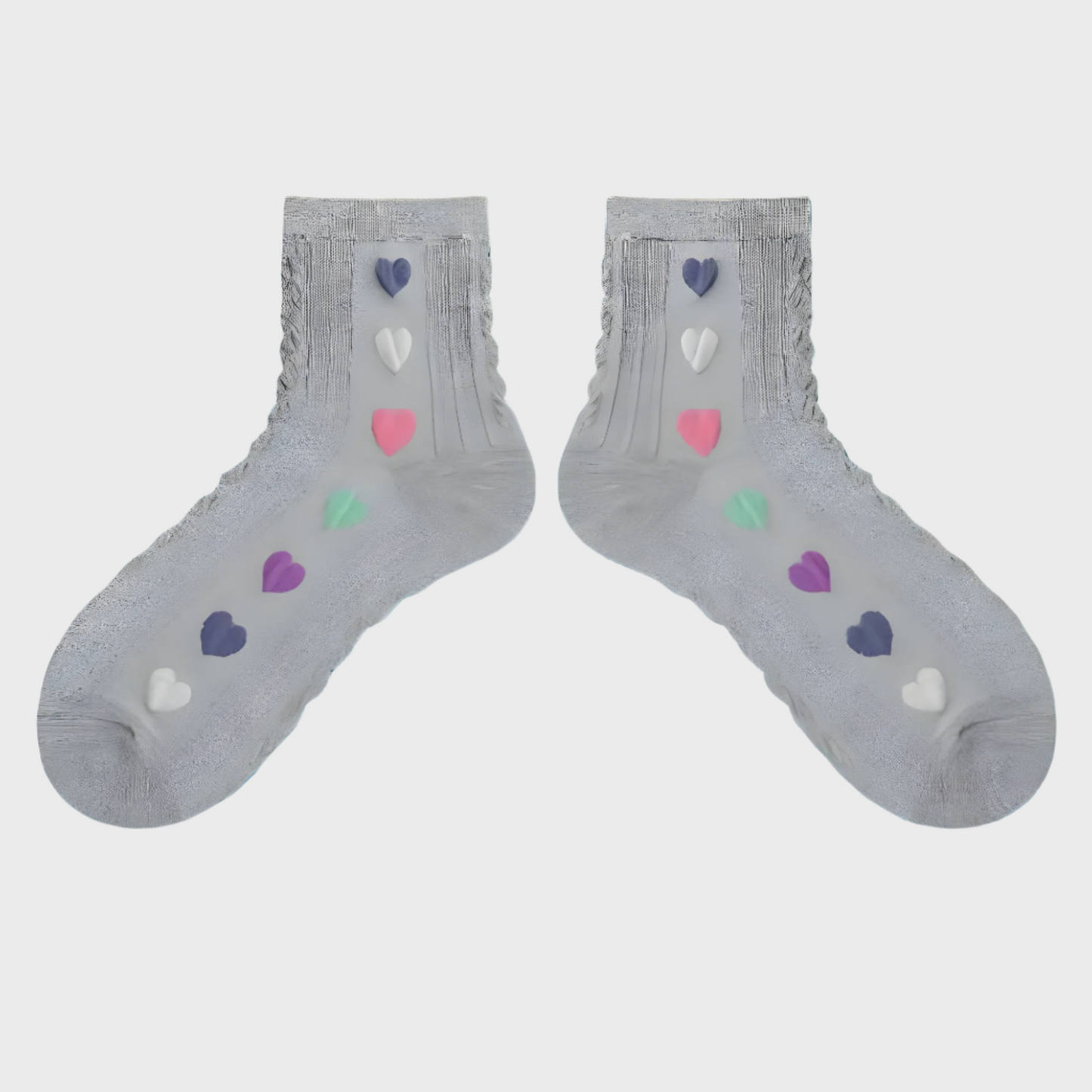 SoftHearts Women's Cotton Mid Socks - 1 Pair