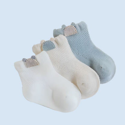 ComfortCotton Baby Socks Set - 3 Pairs