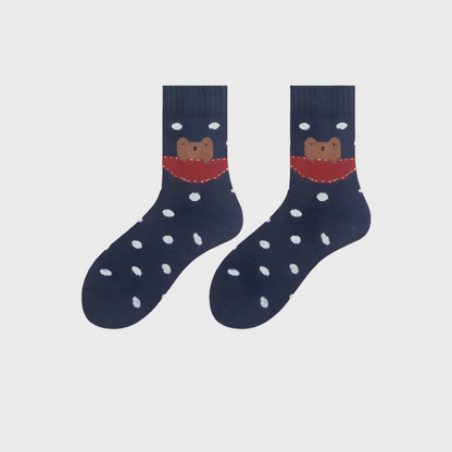 Sprig Mid Length Socks for Women